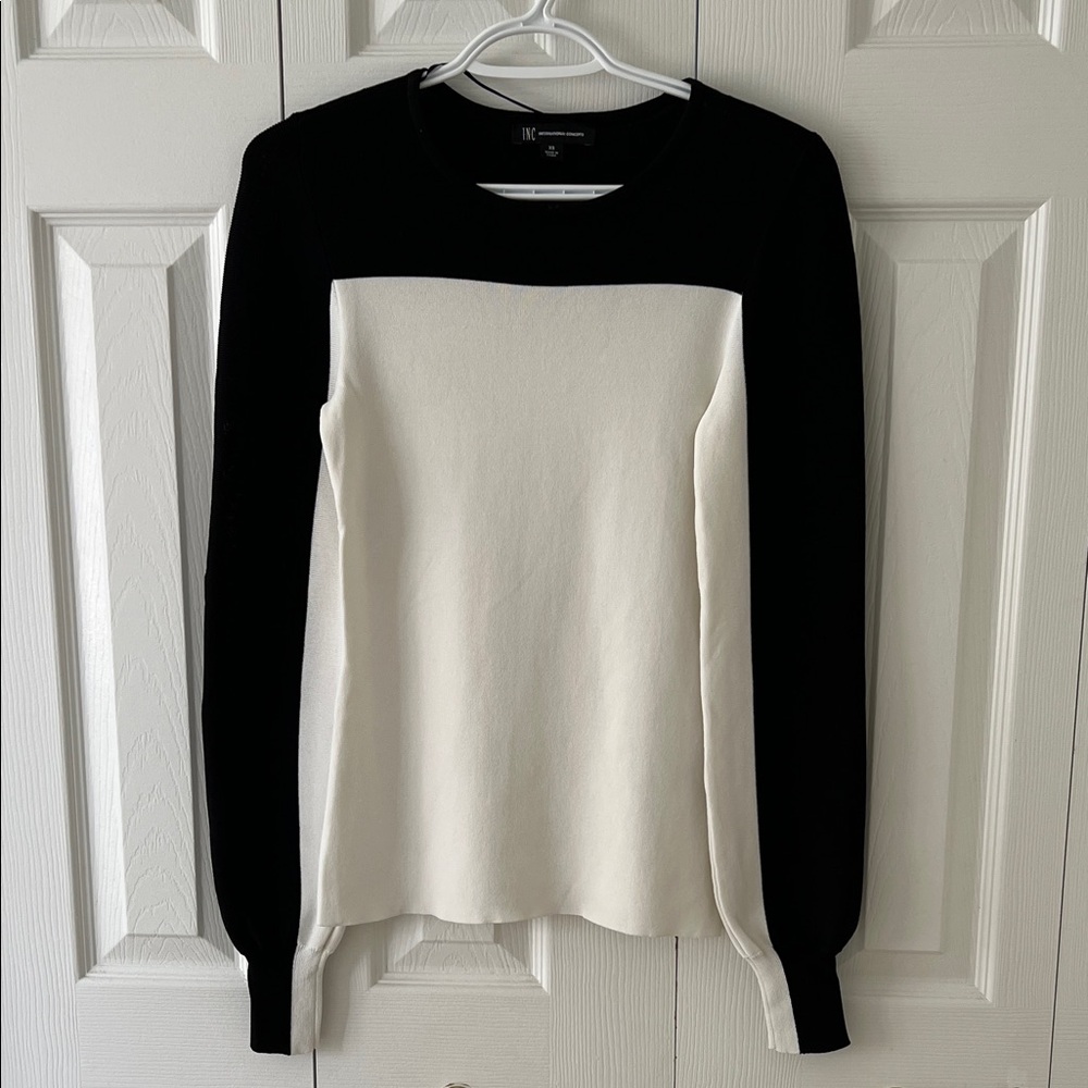 INC International Concepts Monochrome Sweater